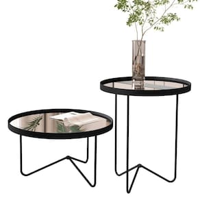 Jogo De Mesas Liechtesteins Preto Preto Fosco