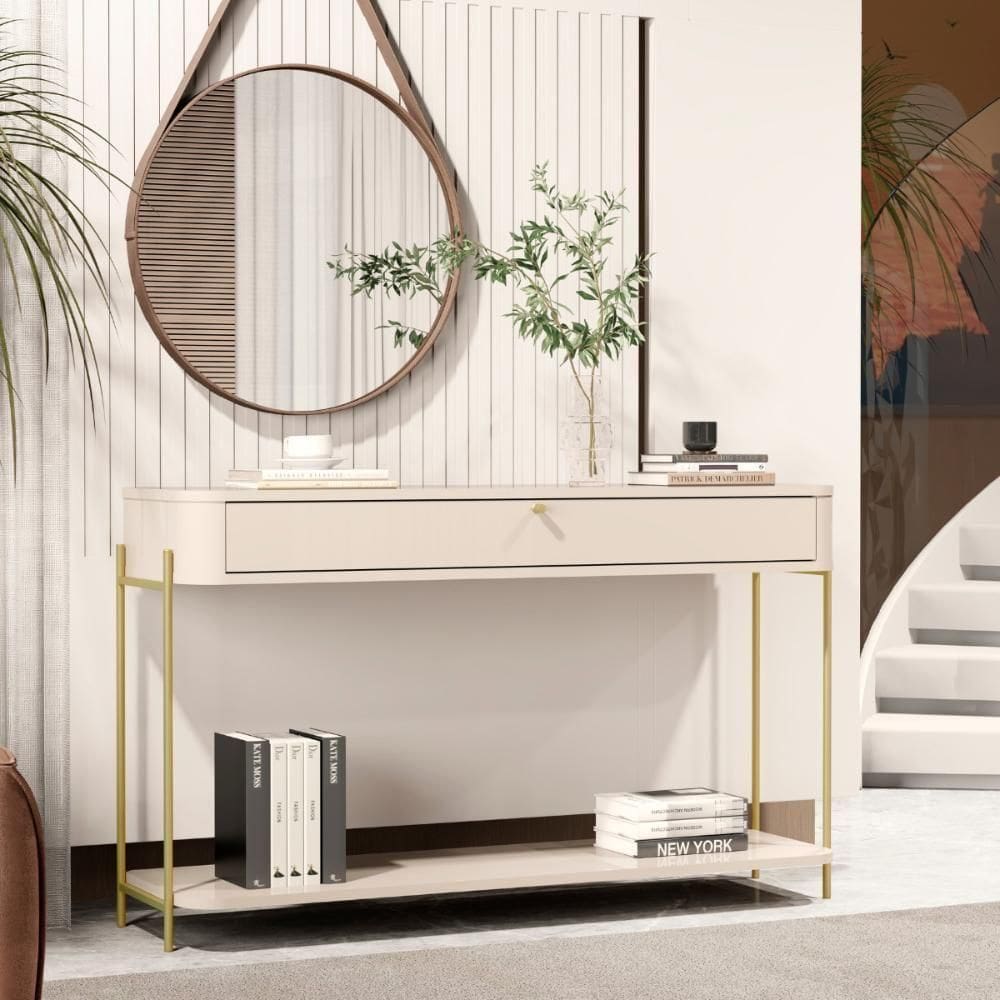 Aparador Nova Orleans Off White Dourado