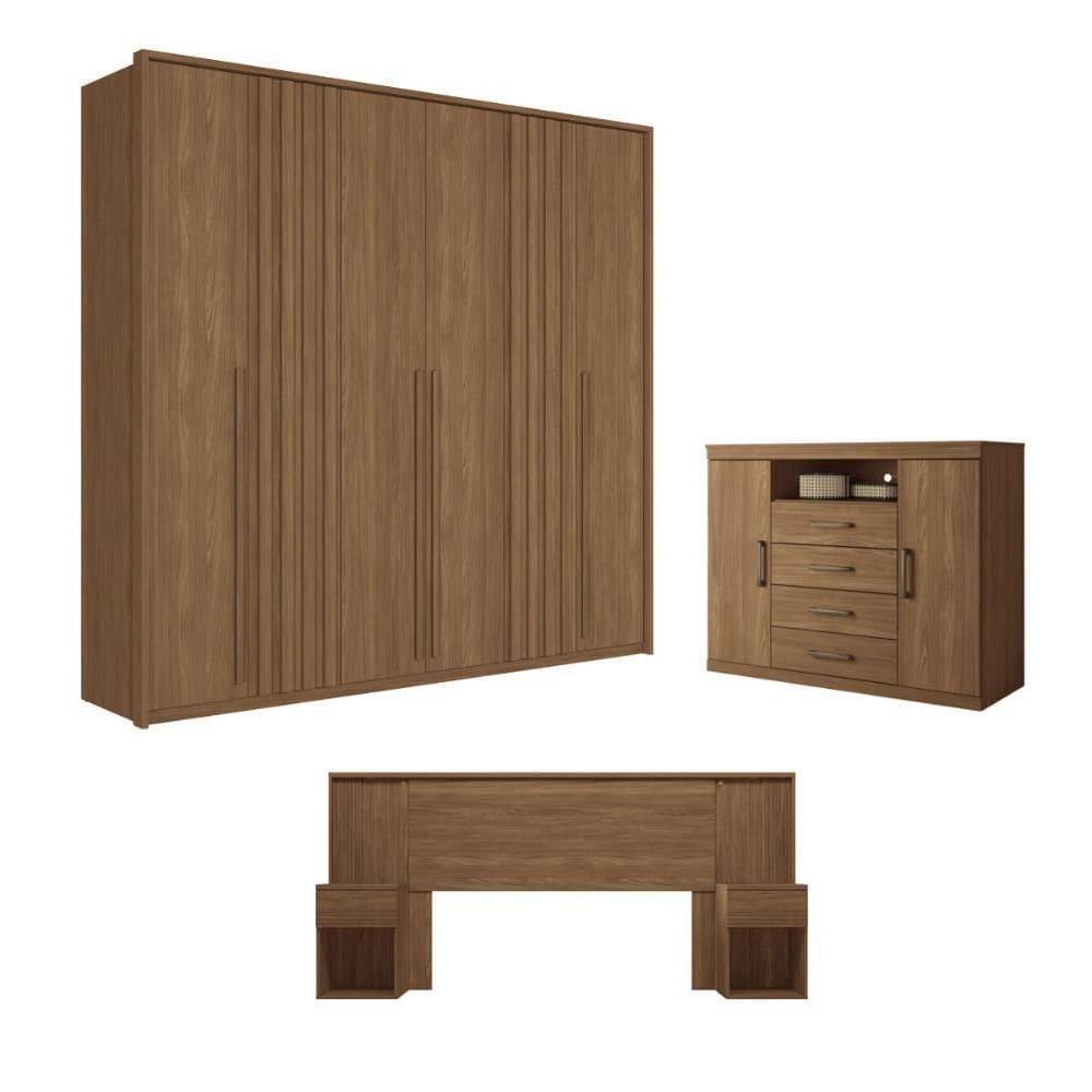 Conjunto Quarto Completo Paris Jatoba
