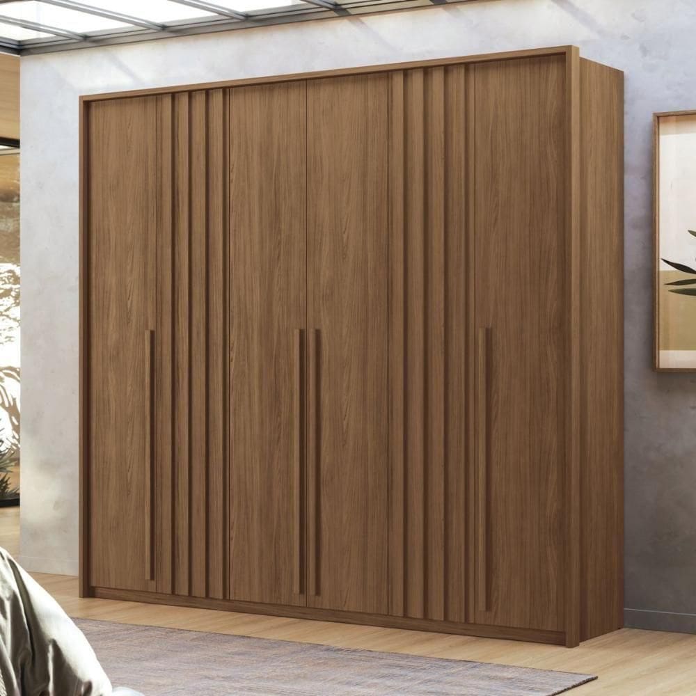 Guarda Roupa 6 Portas Israel Jatoba