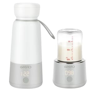 Aquecedor de garrafas portátil Opard para viagens com capacidade de 350 ml