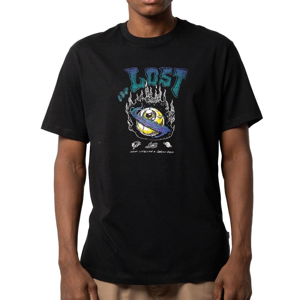 Camiseta Lost Saturn Eye WT25 Masculina Preto