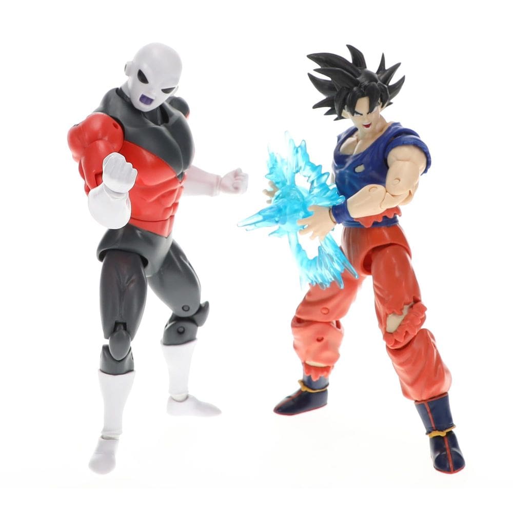 Conjunto de bonecos de ação Dragon Ball Super Goku vs Jiren 16,5 cm