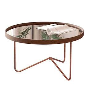 Mesa Centro De Sala Pensilvania Castanho Bronze