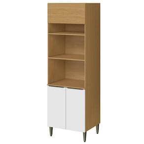 Paneleiro 100% MDF 3 Portas com Nicho para Microondas Luna