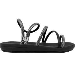 Sandália Feminina Papete Casual Dia a Dia Passeio Trabalho com Brilho Conforto Moleca 5525.104