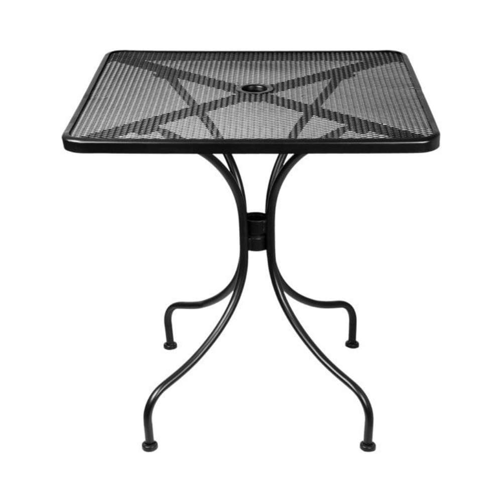 Mesa de Jantar Quadrada 70 cm Una Ferro Preto