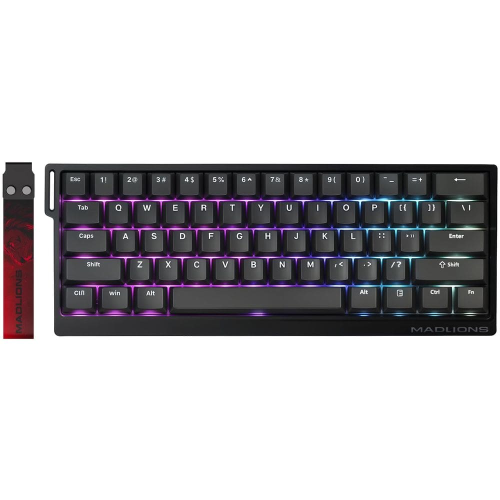 Teclado para jogos Hykekit x FGG MADLIONS MAD 60 HE RGB PRO 60%