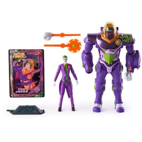 Boneco de ação DC Comics Metal Force The Joker com armadura de 15 cm