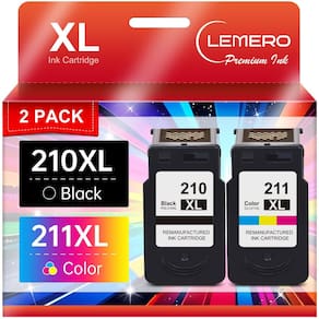 Cartuchos de tinta LEMERO PG-210XL CL-211XL para Canon PIXMA