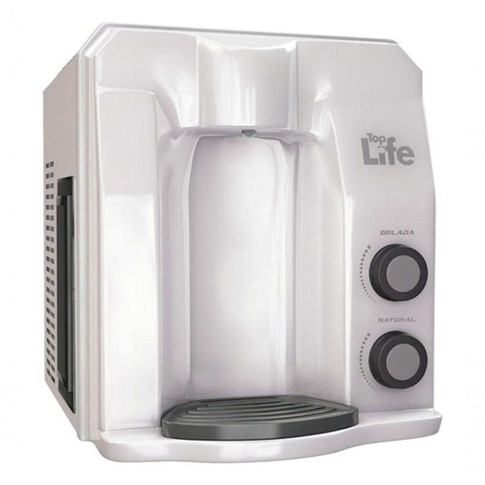 Filtro Super Água Alcalina Ionizada Gelada Flex He Top Life Branco 220V