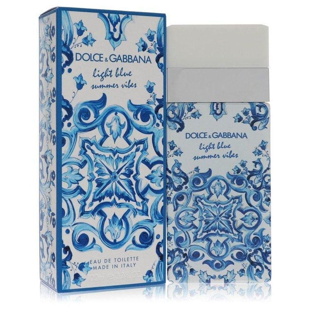 Perfume Feminino Light Blue Summer Vibes Dolce & Gabbana Eau De Toilette 100 Ml