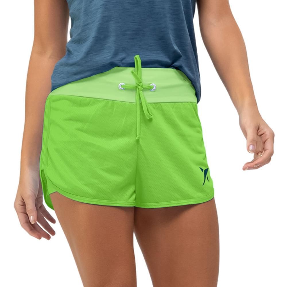 Shorts Duplo Drop Shot Enjoy 1.0 Verde