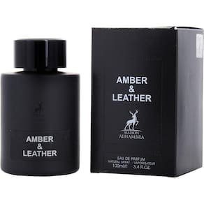 Perfume Masculino Maison Alhambra Amber & Leather Eau De Parfum Spray 100 Ml