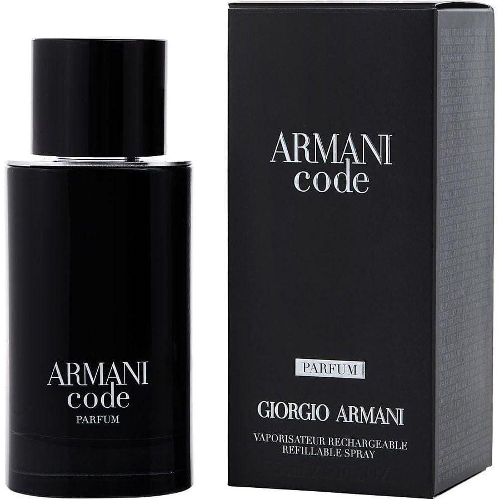 Perfume Masculino Giorgio Armani Code Parfum Spray Refilável 75 Ml