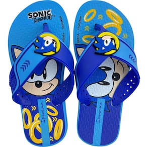 Chinelo Dedo Infantil Menino Casual Dia a Dia Praia Passeio Escola Sonic Icon Ipanema 27328
