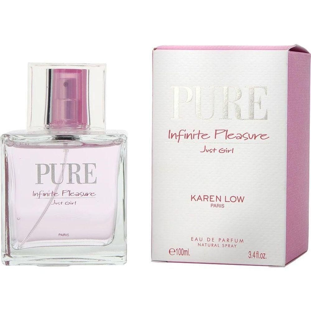 Perfume Feminino Karen Low Infinite Pleasure Pure Just Girl Edp Spray 100 Ml