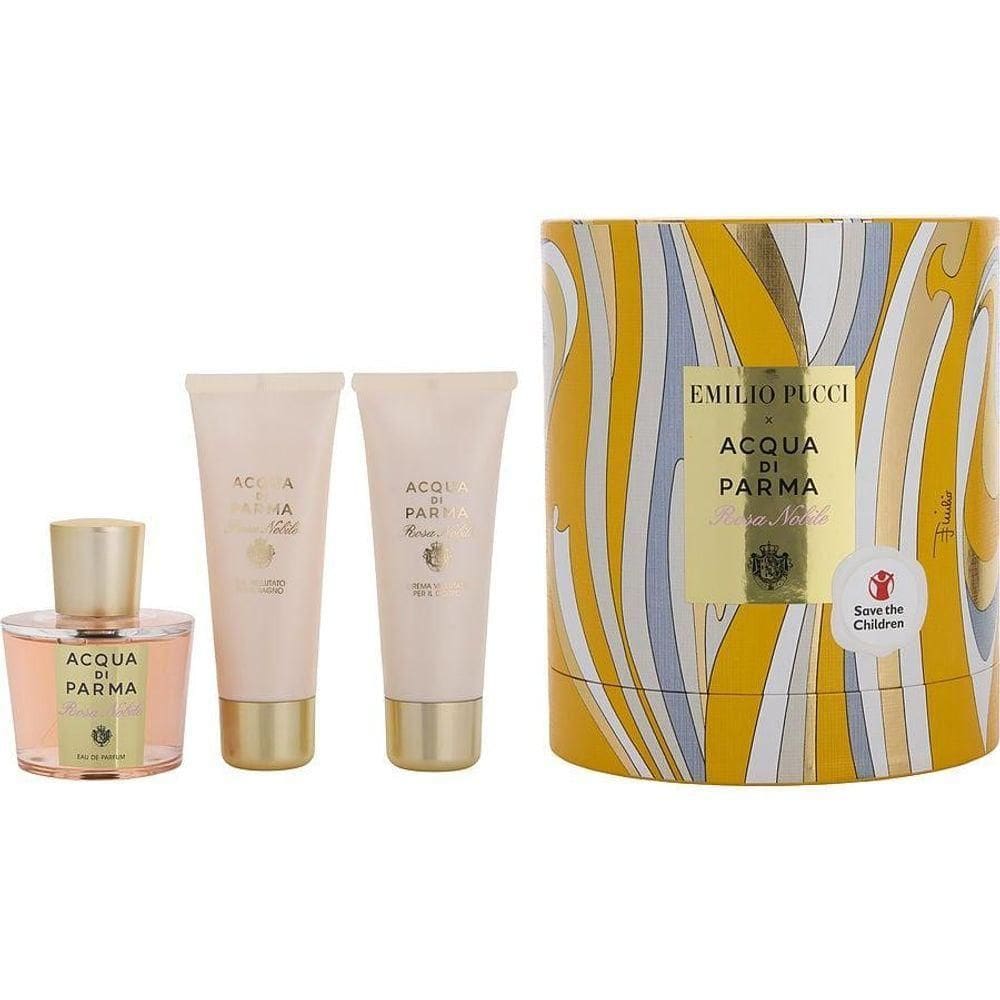 Perfume Feminino Acqua Di Parma Rosa Nobile Edp Spray 100 Ml&creme Corporal 75 Gel Banho (emilio Pucci Edição)