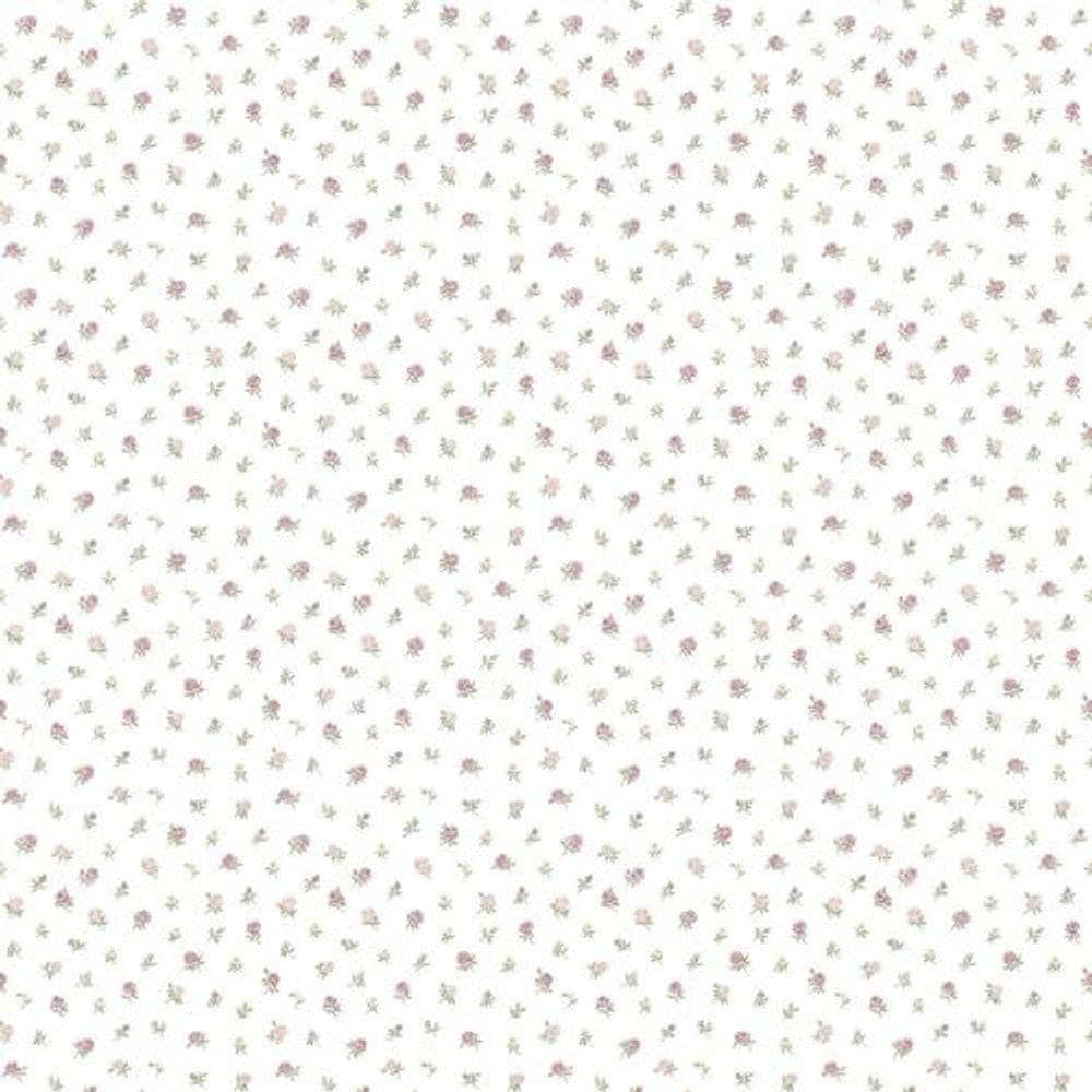Papel De Parede Happy Floral Branco 12338