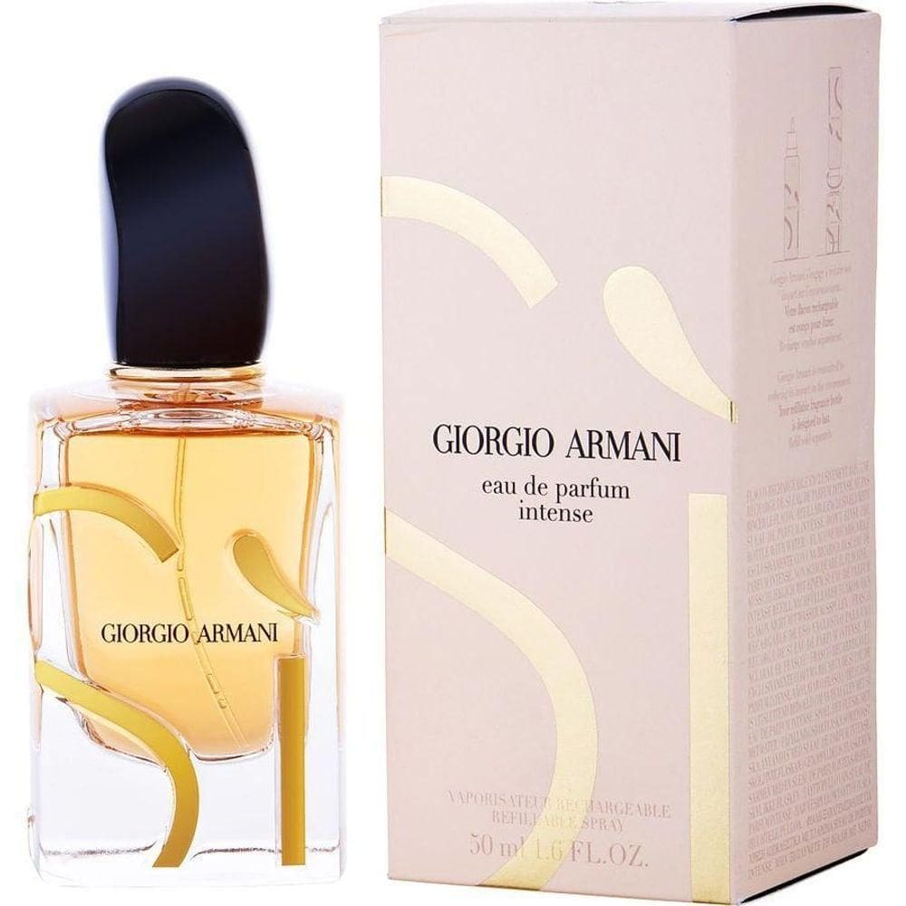 Perfume Feminino Giorgio Armani Si Intense Eau De Parfum Spray Refilável 50 Ml