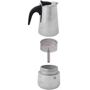 Cafeteira De Aço Inox Para 4 Cafezinhos 200 Ml - Mimo Style - Afa04