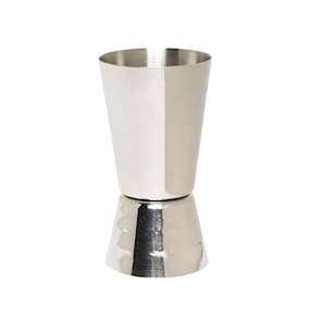 Dosador Duplo Inox Martelado Prata 50-25ml Mimo Style An2211