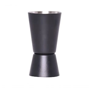 Dosador Duplo Inox Black 50ml - 25ml Mimo Style Ac1848x