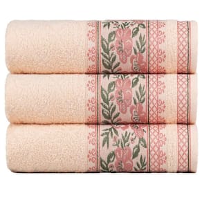 Kit 3 Toalhas De Rosto Fio Penteado Jacquard 50x70cm Nice Vanilla