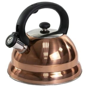 Chaleira Bronze De Inox 3 Litros - Mimo Style - Aj19229