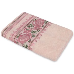 Kit 5 Toalhas De Rosto Fio Penteado Jacquard - 50x70cm - Nice - Vanilla