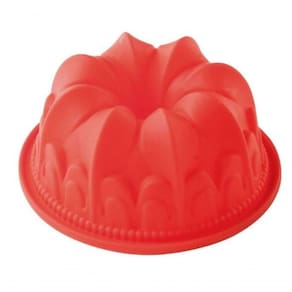 Forma Para Confeitaria Círculo Em Silicone Vermelho 11 Cm - Mimo Style - Sn13257