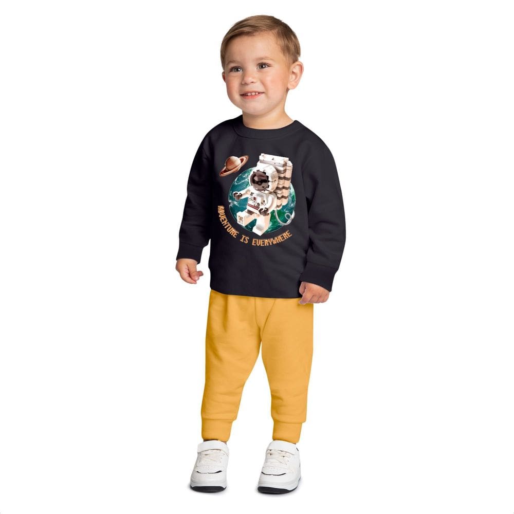 Conjunto Moletom Kyly Peluciado Astronauta Bebê Menino Frio