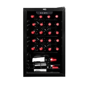 Adega De Vinhos Compressor HQ 75 Litros 24 Garrafas Preto HQ-AV24H 110V