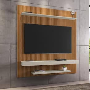 Painel para TV até 60 Polegadas com Prateleiras Multimóveis CR45286