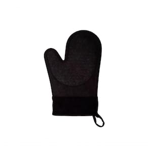 Luva De Silicone Preto Com Tecido 29 Cm Mimo Style Sn14287x