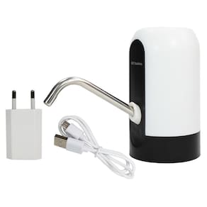 Bomba Elétrica Recarregável para Garrafão de Água - Branco