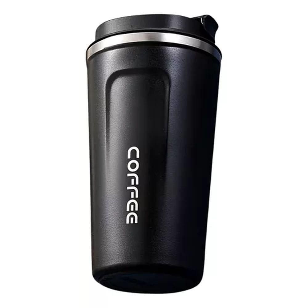 Copo Térmico com Tampa 510ml 2444682 Preto - Quanhe