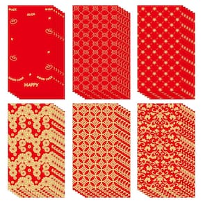 Envelopes vermelhos de Ano Novo Chinês LMOMSS 36 unidades, design 2025