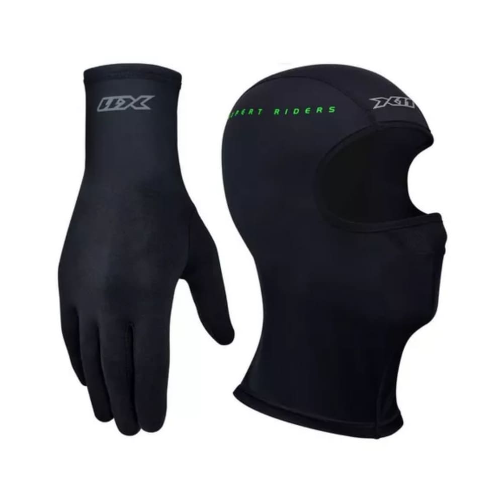 Luva X11 Termica Segunda Pele X11 Moto Calor E Frio + Balaclava Termica