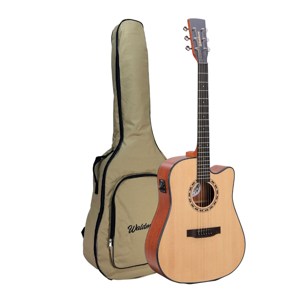 Violão Eletroacústico Aço Waldman DCEX-1141 Com Bag