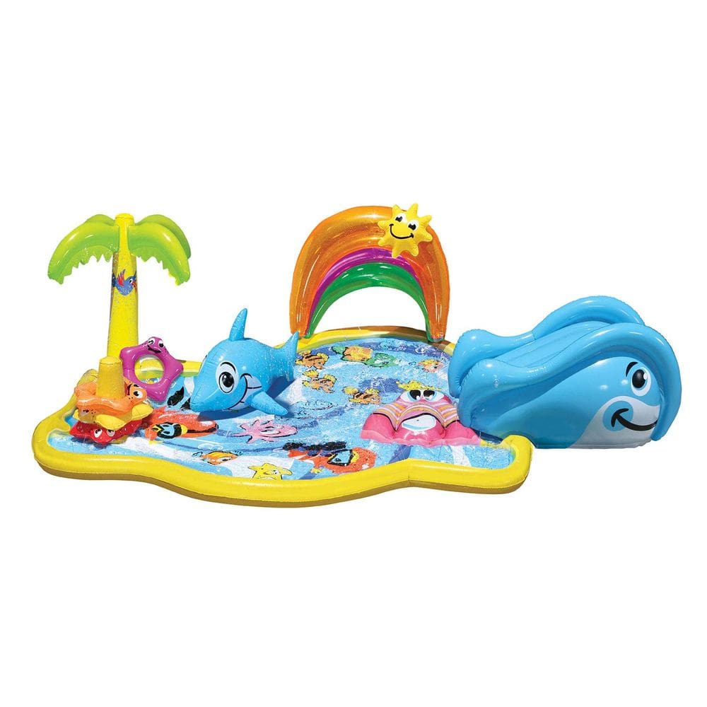 Brinquedo inflável ao ar livre do parque aquático BANZAI Splish Splash JR
