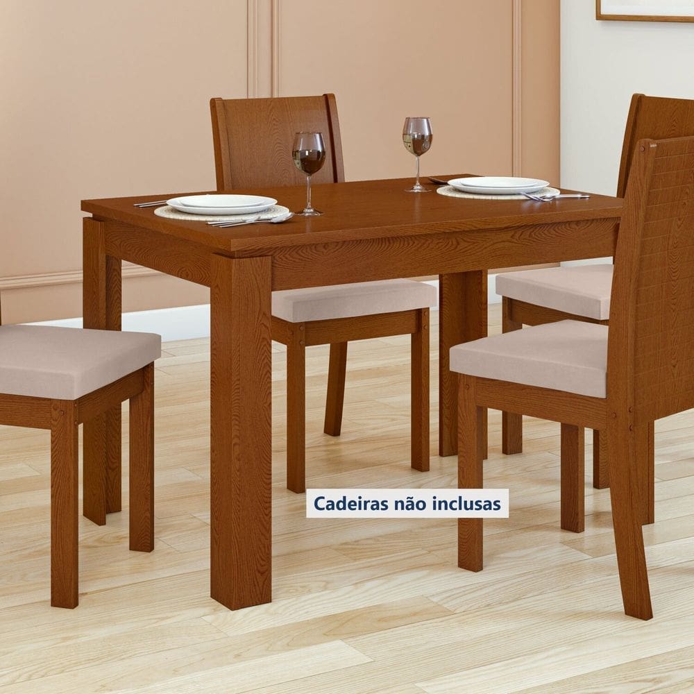 Mesa de Jantar Tampo MDP 120cm Athenas Frassino