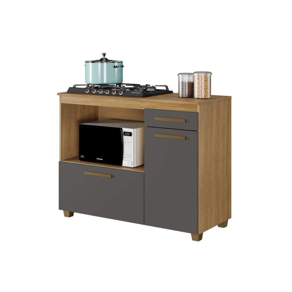 Balcão para Cooktop Cronos 5 Bocas Arte Móveis