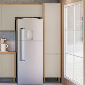 Paneleiro para Cozinha em MDF 50cm Allure Jequitibá/Gris Fosco