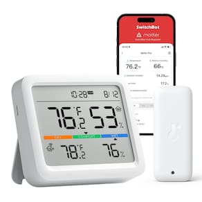 Termômetro SwitchBot Indoor Outdoor Wireless com sensor
