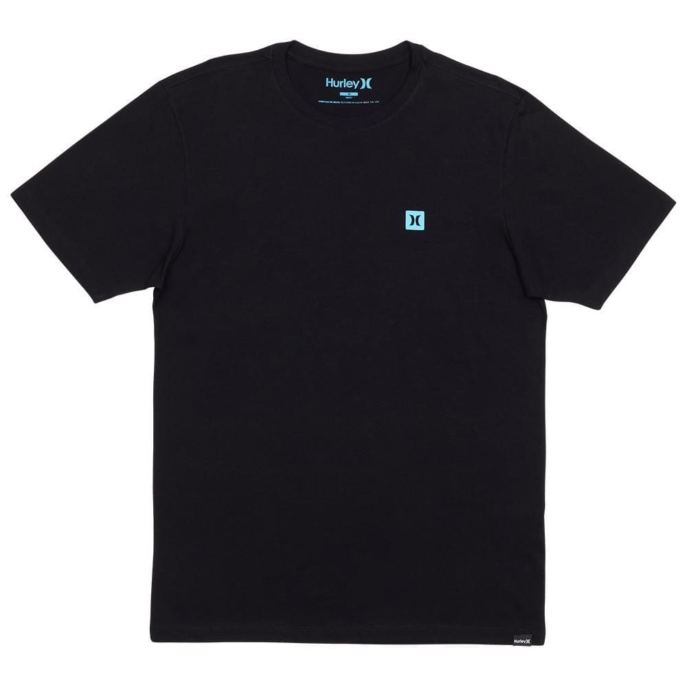 Camiseta Hurley Mini Icon II WT25 Masculina Preto/Azul