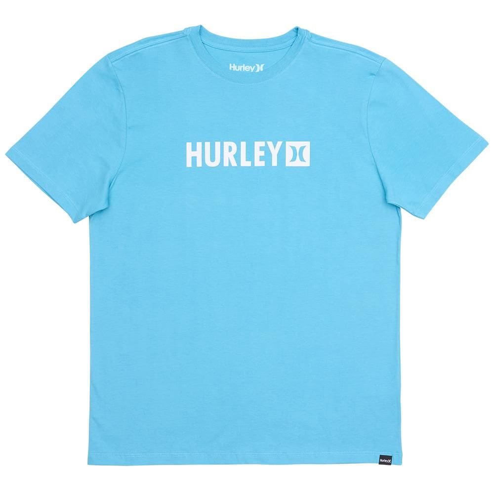 Camiseta Hurley Square WT25 Masculina Azul Claro