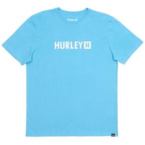 Camiseta Hurley Square WT25 Masculina Azul Claro