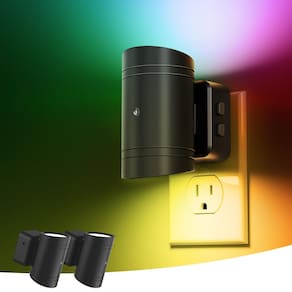 Luz noturna L LOHAS LED que muda de 10 cores para crianças, pacote com 2