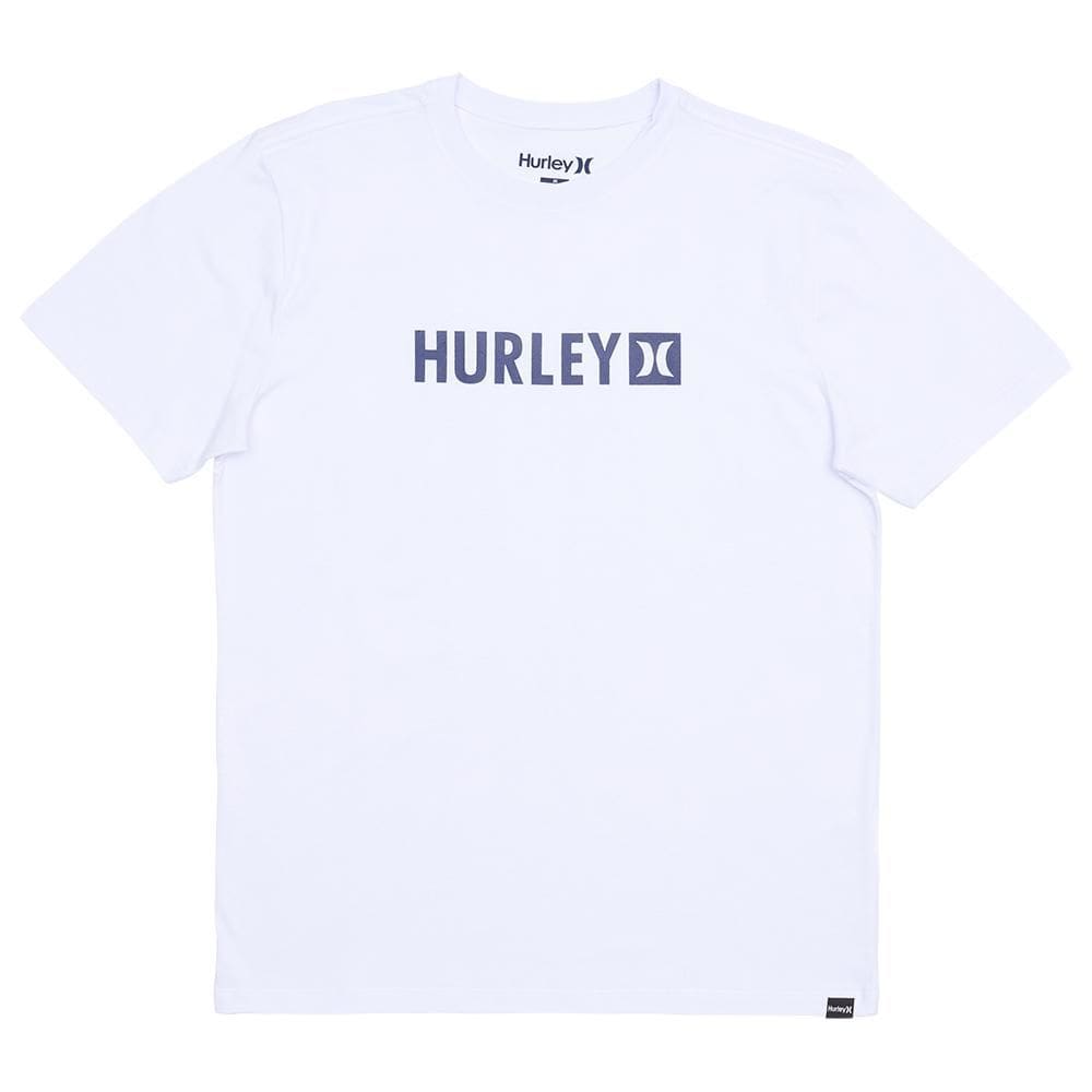Camiseta Hurley Square WT25 Masculina Branco/Marinho